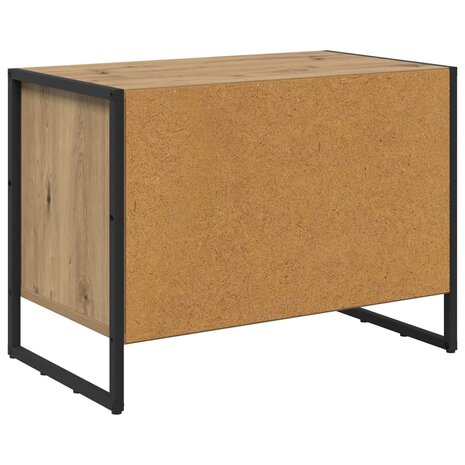 Schoenenkast Ambachtelijk eiken 60 x 35 x 44 cm Bewerkt hout 7