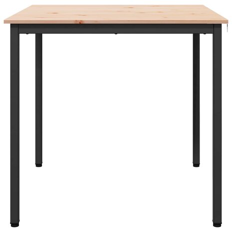 Eettafel Naturel 80 x 80 x 75 cm Massief grenenhout 6