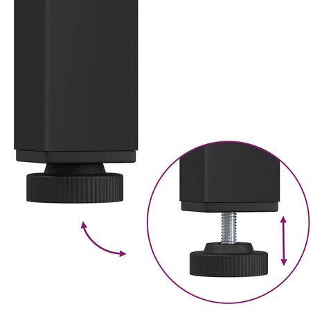 Eettafel Naturel 80 x 80 x 75 cm Massief grenenhout 9