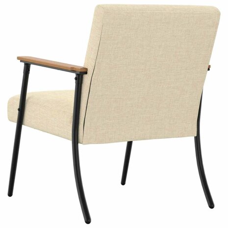 Fauteuil Cr&egrave;me 59 x 75 x 78 cm Stof 6