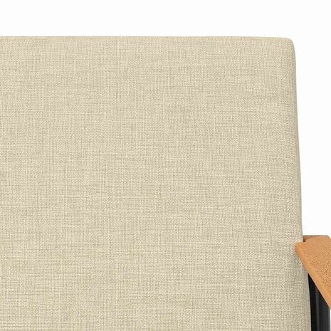 Fauteuil Cr&egrave;me 59 x 75 x 78 cm Stof 7