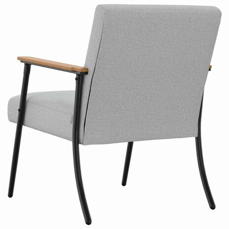 Fauteuil Wolkengrijs 59 x 75 x 78 cm Stof 6