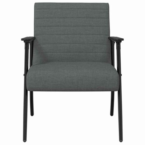 Fauteuil Donkergrijs 59 x 75 x 78 cm Stof 4