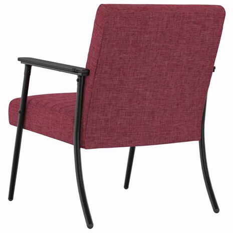 Fauteuil Wijnrood 59 x 75 x 78 cm Stof 6