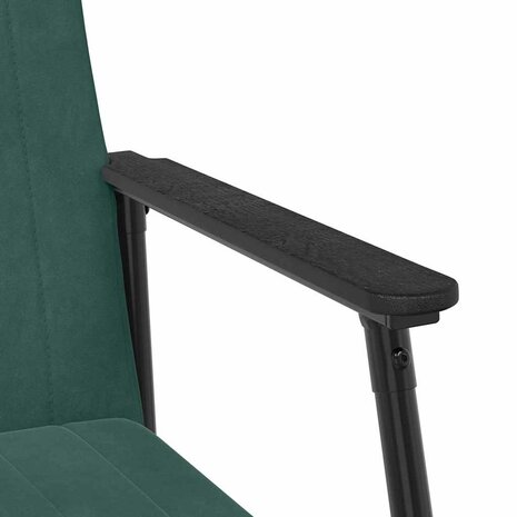 Fauteuil Donkergroen 59 x 75 x 78 cm Fluweel 8