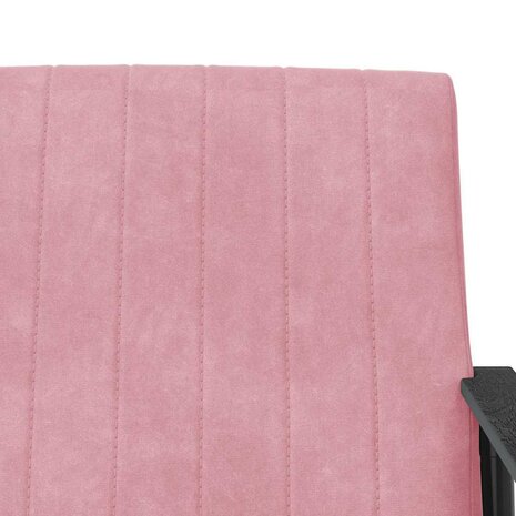 Fauteuil Roze 59 x 75 x 78 cm Fluweel 7