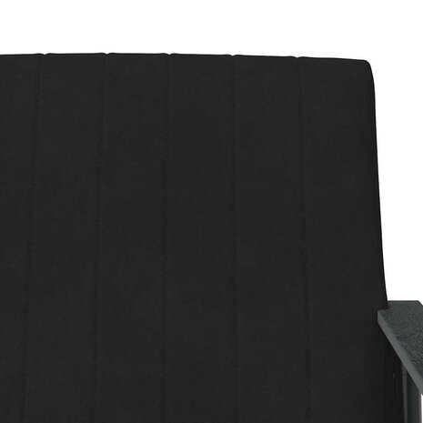 Fauteuil Zwart 59 x 75 x 78 cm Fluweel 7