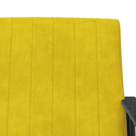 Fauteuil Geel 59 x 75 x 78 cm Fluweel 7