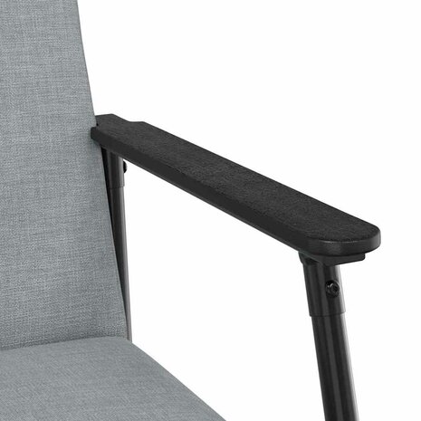 Fauteuil Lichtgrijs 59 x 75 x 78 cm Stof 8