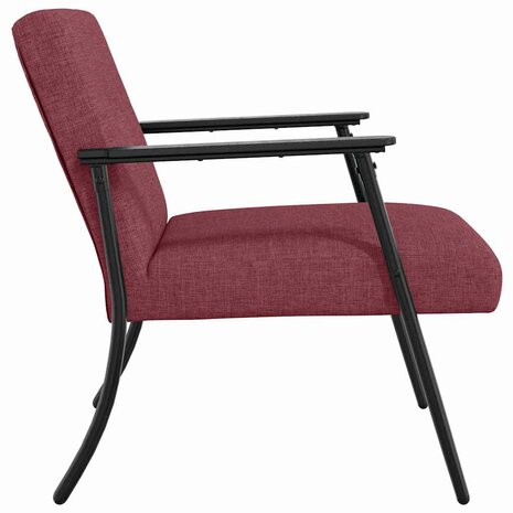 Fauteuil Wijnrood 59 x 75 x 78 cm Stof 5