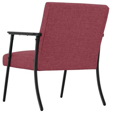 Fauteuil Wijnrood 59 x 75 x 78 cm Stof 6