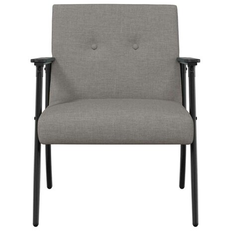 Fauteuil Taupe 59 x 75 x 78 cm Stof 4