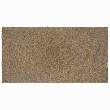 Vloerkleed Grijs 80 x 150 cm Jute 1
