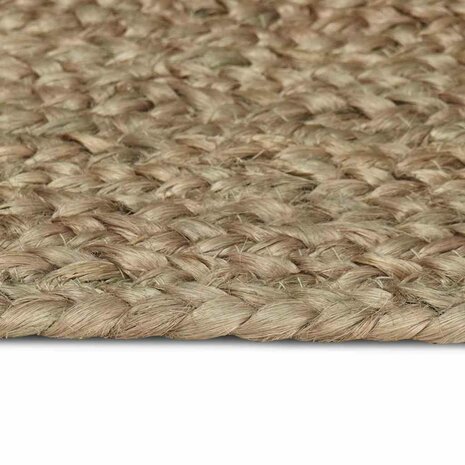 Vloerkleed Grijs 80 x 150 cm Jute 5