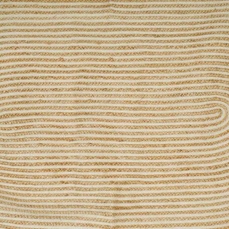 Vloerkleed Natuurlijk en Wit 100 x 152 cm Jute 5