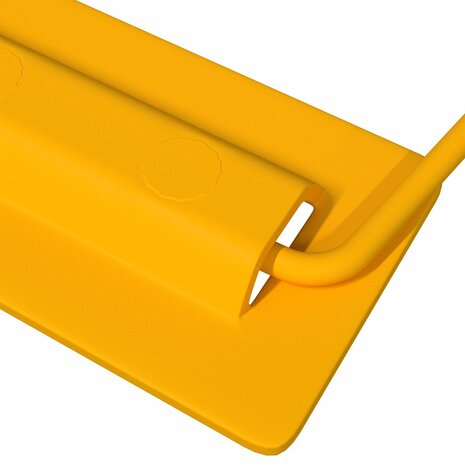 Kast Handvatten 12 pcs Mosterdgeel 85 x 45 mm Metaal 8