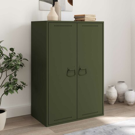 Kast Handvatten 12 pcs Olijf Groen 85 x 45 mm Metaal 4