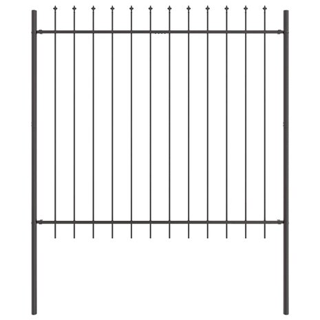 Tuinhek Grijs 1,7 x 1,5 m Poedercoating staal 2