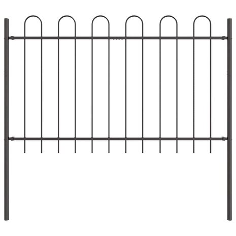 Tuinhek Grijs 1,7 x 1,2 m Poedercoating staal 2