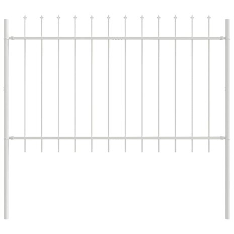 Tuinhek Wit 1,7 x 1,2 m Poedercoating staal 2