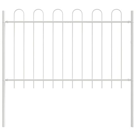 Tuinhek Wit 1,7 x 1 m Poedercoating staal 2