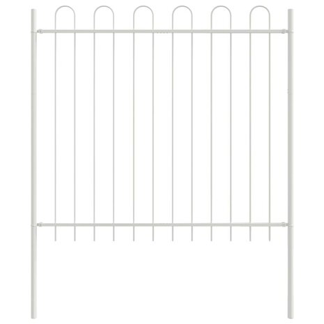 Tuinhek Wit 1,7 x 1,5 m Poedercoating staal 2