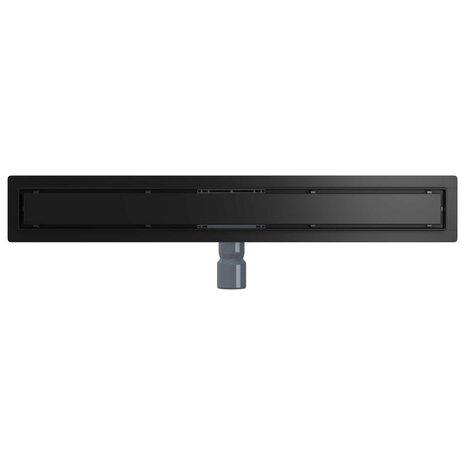 2 in 1 Doucheafvoer Zwart 80 cm Roestvrij staal 304 7