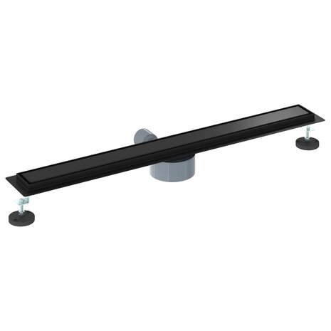 Doucheafvoer 2-in-1 met 360&deg; Sifon Zwart 80 cm 6