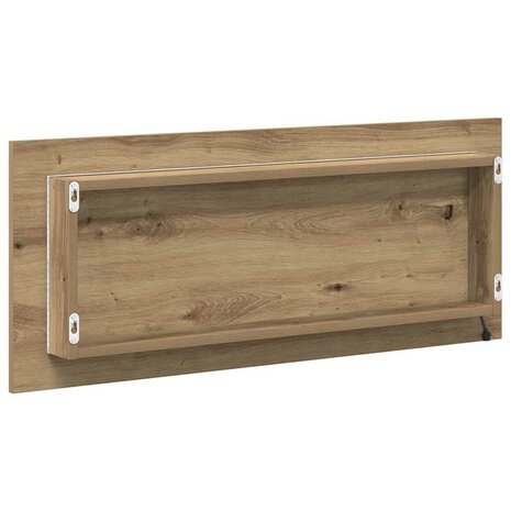 Spiegel met spiegel Artisan Eiken 90 x 8,5 x 37 cm Bewerkt hout 7