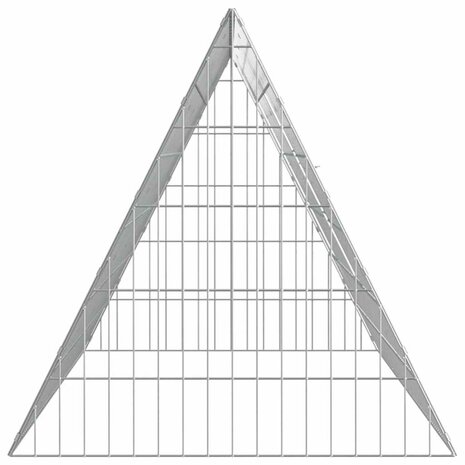 Kippenhok Zilver 215 x 55 x 55 cm Gegalvaniseerd staal 7