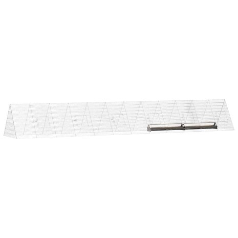 Kippenhok Zilver 650 x 100 x 85 cm Gegalvaniseerd staal 3