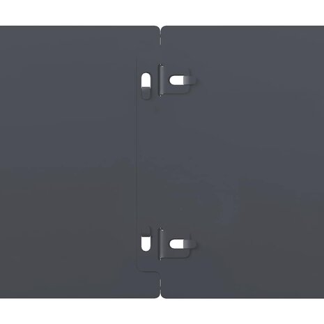 Gazonranden 10 st 15x103 cm koudgewalst staal antraciet 7