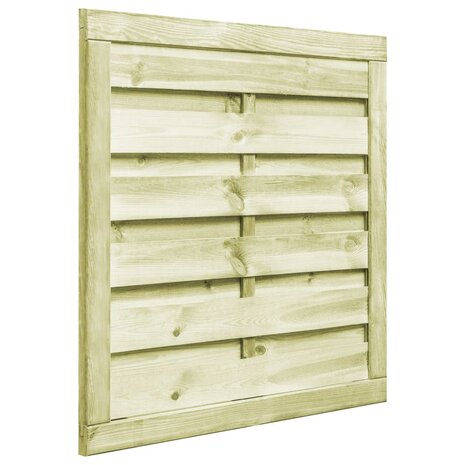 Poort 100x100 cm ge&iuml;mpregneerd grenenhout groen 3