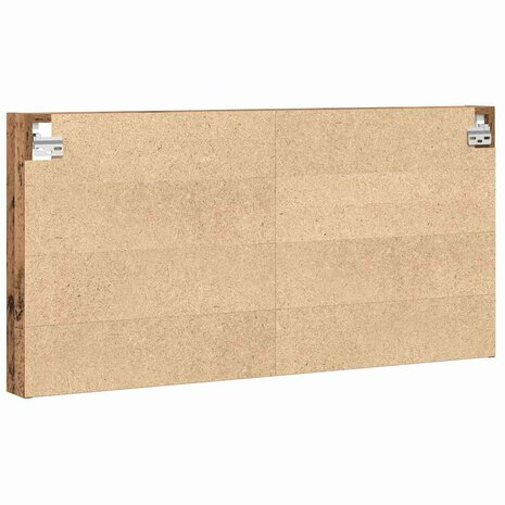 Vitrinekast met plank Oud Hout 100 x 8,5 x 50 cm Bewerkt hout 7