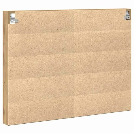 Vitrinekast Artisan Eiken 100 x 8,5 x 75 cm Bewerkt hout 5