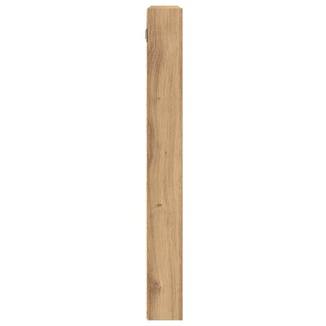 Vitrinekast Artisan Eiken 100 x 8,5 x 75 cm Bewerkt hout 7