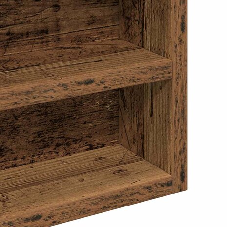 Vitrinekast met plank Oudhout 60 x 8,5 x 58 cm Bewerkt hout 8