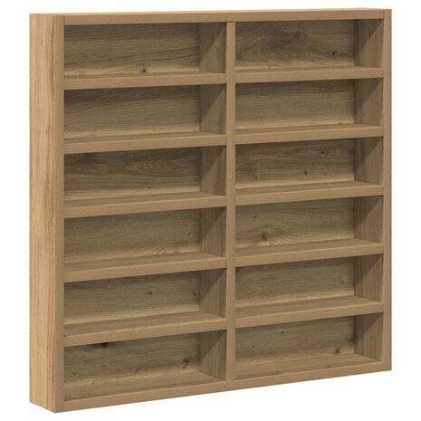 Vitrinekast Artisan Eiken 60 x 8,5 x 58 cm Bewerkt hout 2
