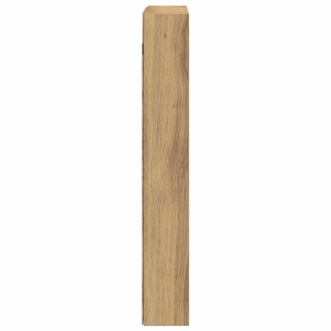Vitrinekast Artisan Eiken 60 x 8,5 x 58 cm Bewerkt hout 6