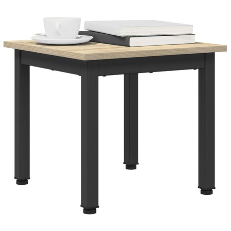 Salontafel Sonoma 40 x 40 x 36 cm Bewerkt hout 3