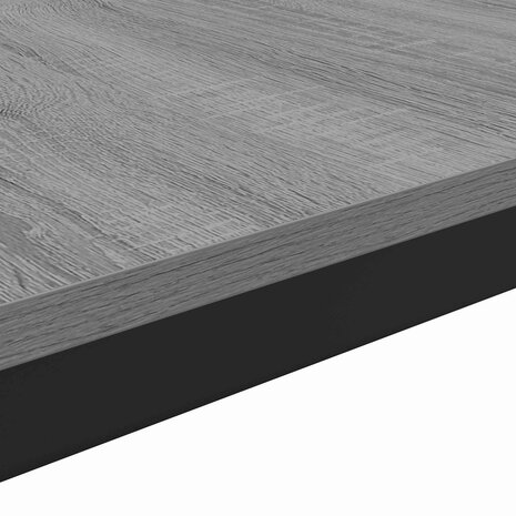 Salontafel Grijs Sonoma 40 x 40 x 36 cm Bewerkt hout 8