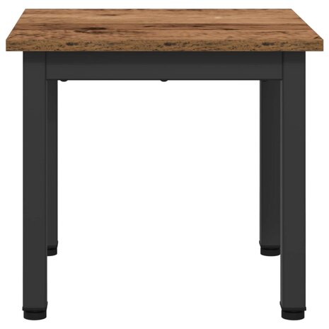 Salontafel Oudhout 40 x 40 x 36 cm Bewerkt hout 5