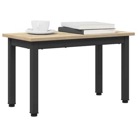 Salontafel Sonoma 60 x 30 x 36 cm Bewerkt hout 3