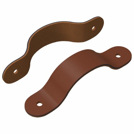 Kast Handvatten 2 pcs Bruin 96 mm PU 2