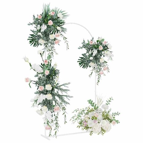 Trouwrand Wit 100 x 39 x 200 cm Staal 3