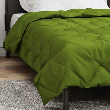 Zomerdekbed Groen 200 x 140 cm Microvezel 4