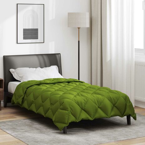 Winter Dekbed Groen 200 x 135 cm Microfiber 1