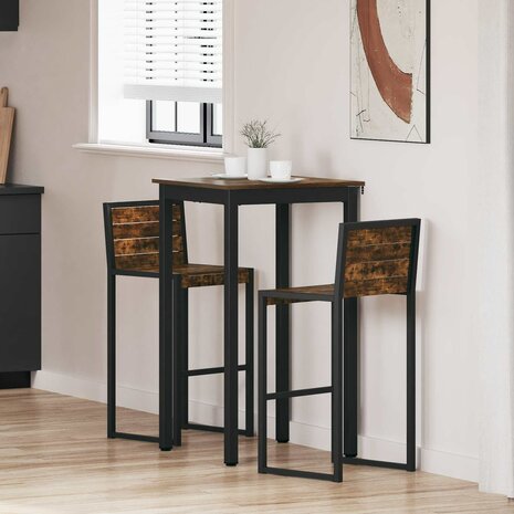 Eettafels Bewerkt hout 1