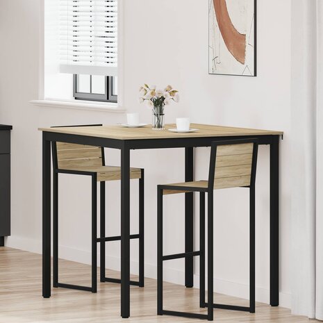Eettafels Bewerkt hout 1