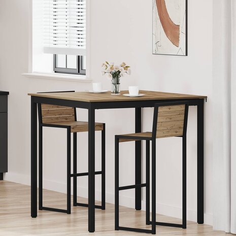 Eettafels Bewerkt hout 1